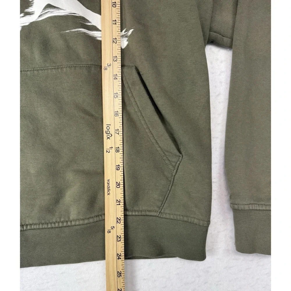 Air Jordan Flight MVP Soft Fleece Green Hoodie Motion Jumpman FV7227-222 Medium